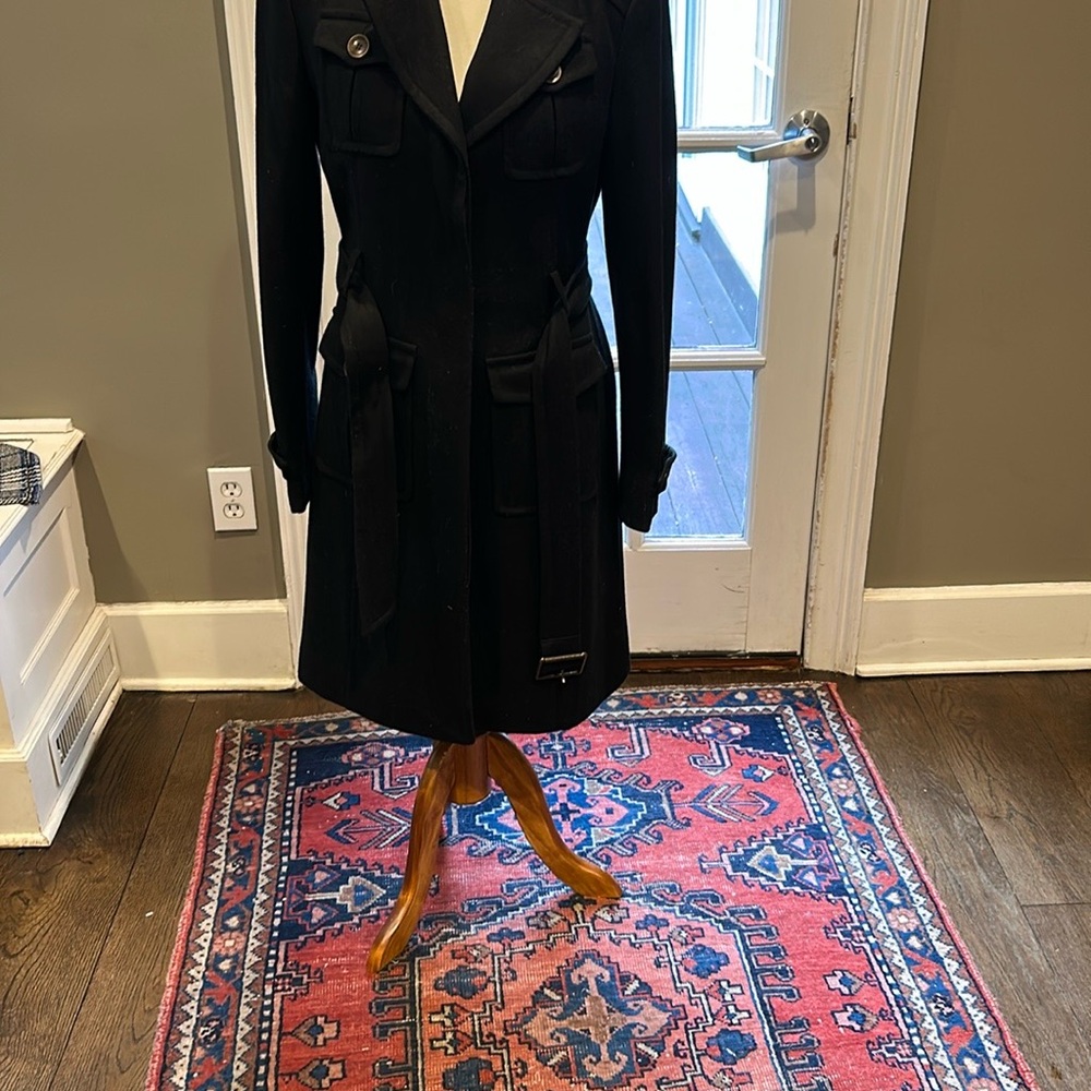 Elegant Black Trench Coat